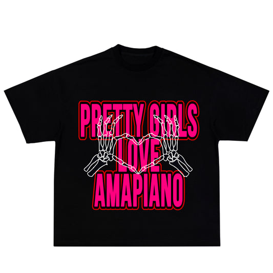 HV X PIANOLAND " Pretty girls love amapiano " Tee